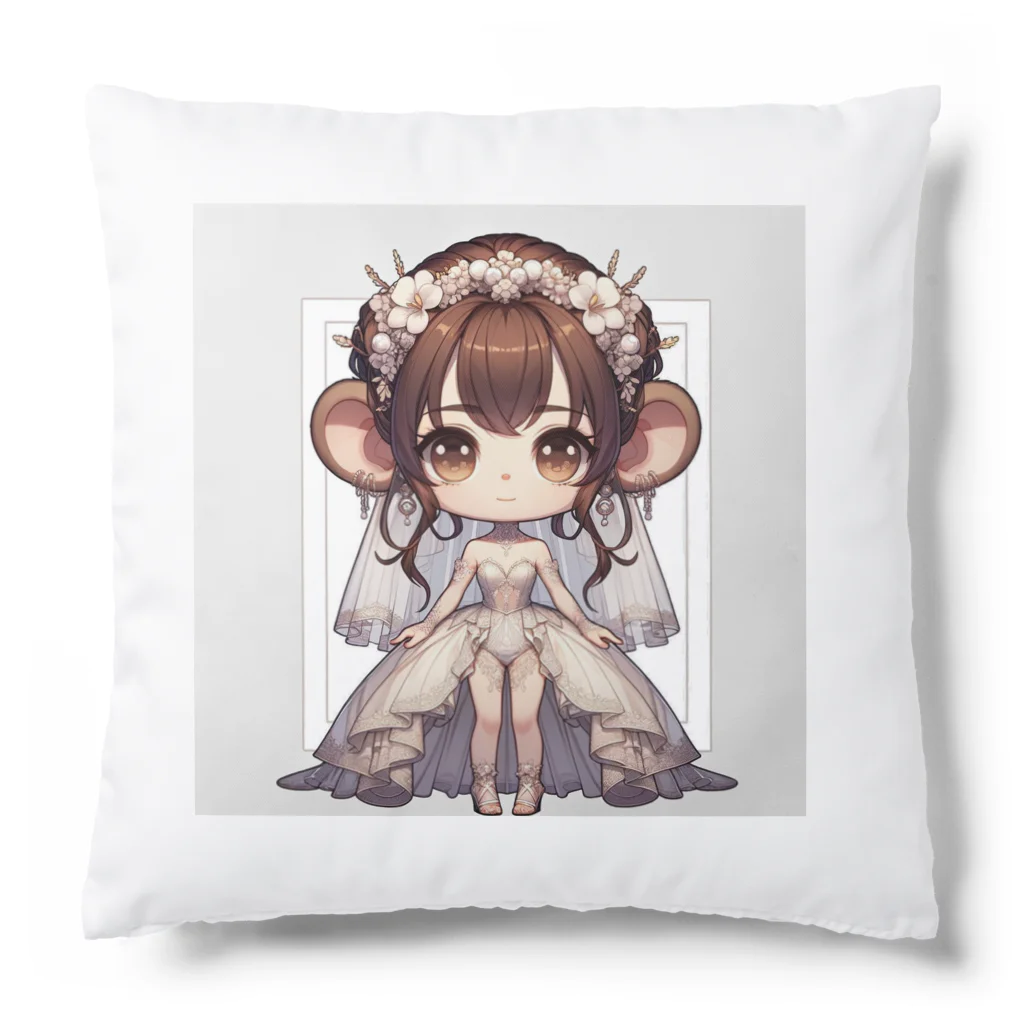 干支シティの申の花嫁 Cushion