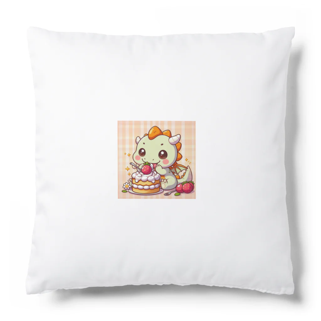 可愛らしいドラゴンのイラストグッズ店のかわいいドラゴンマスコットキャラクター Cushion