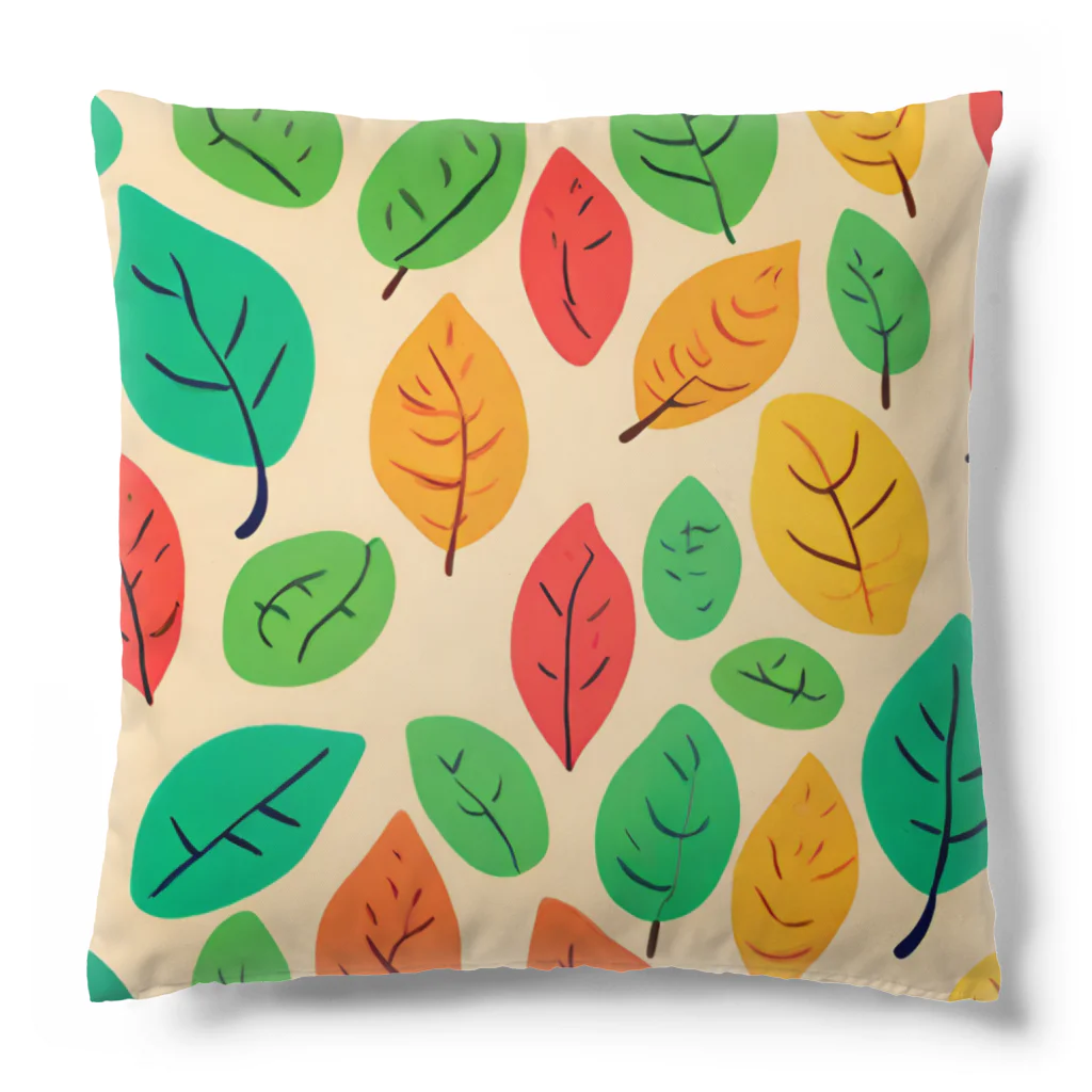 ＊Leafus_リーフアス＊のgreen leaf green Cushion