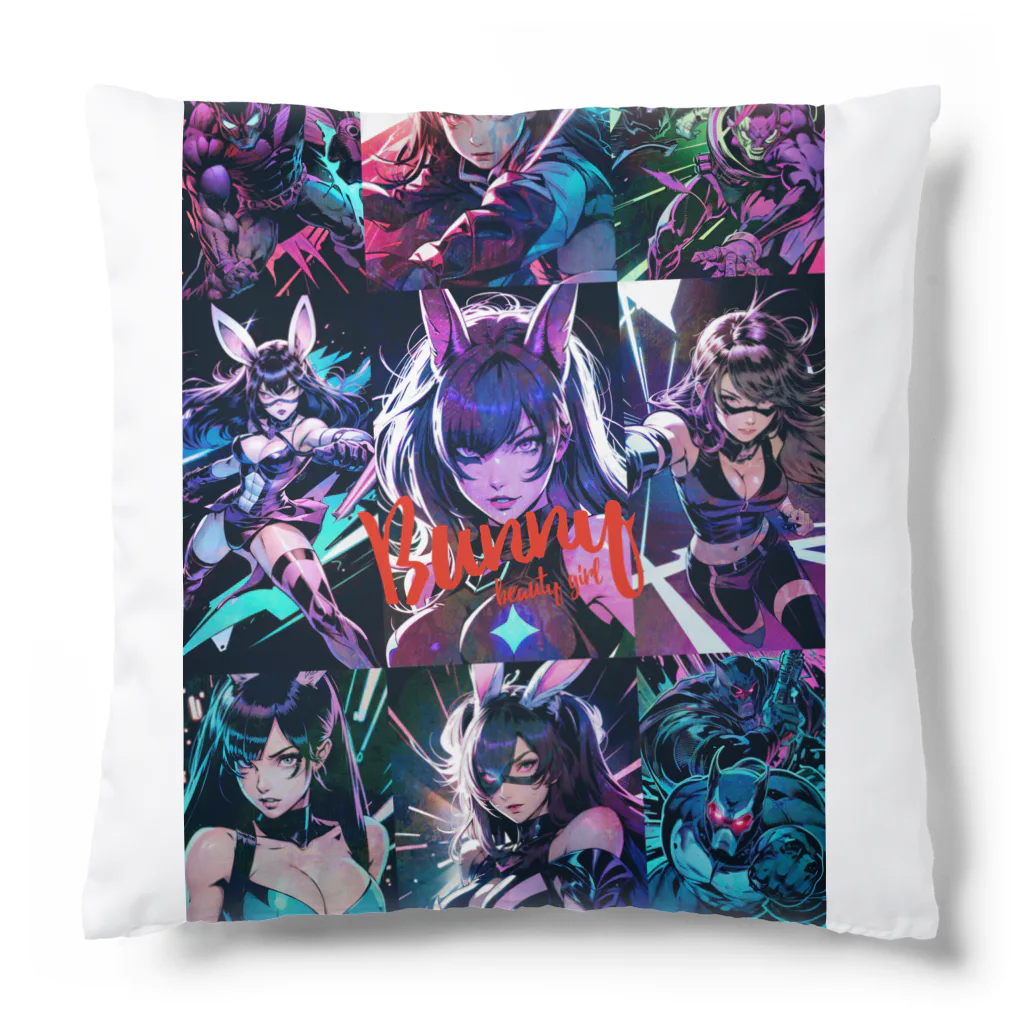 BUNNY-ONLINEのネオンアメコミアート13 Cushion