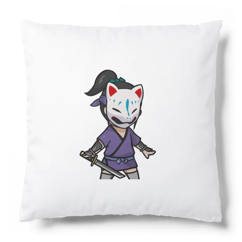 ninjayaの狐白（クリプト忍者） Cushion