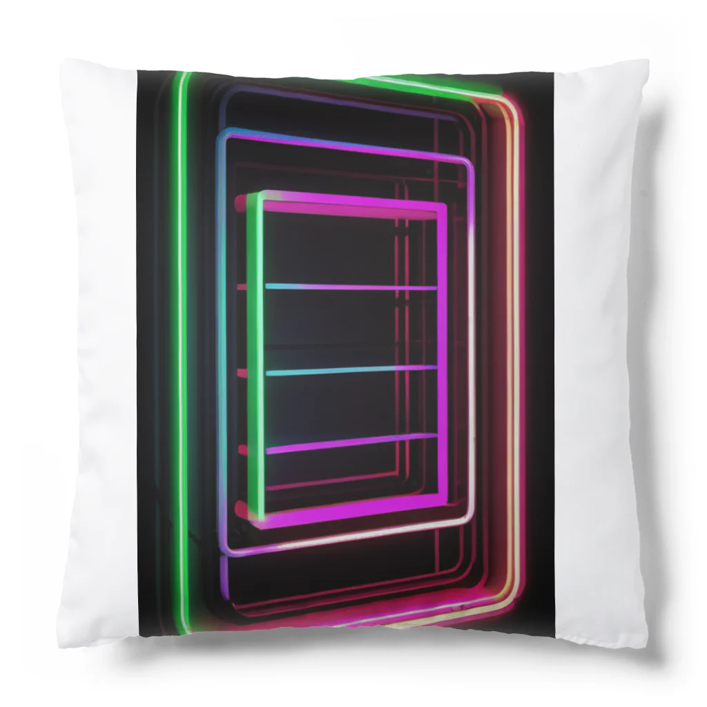 Association Against Mirroring SelfiesのAbstract_Neonsign Cushion