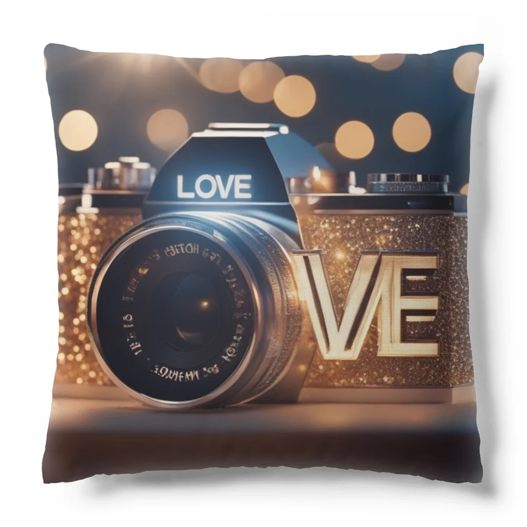 LOVEPOINTBOXのキラキラカメラ Cushion