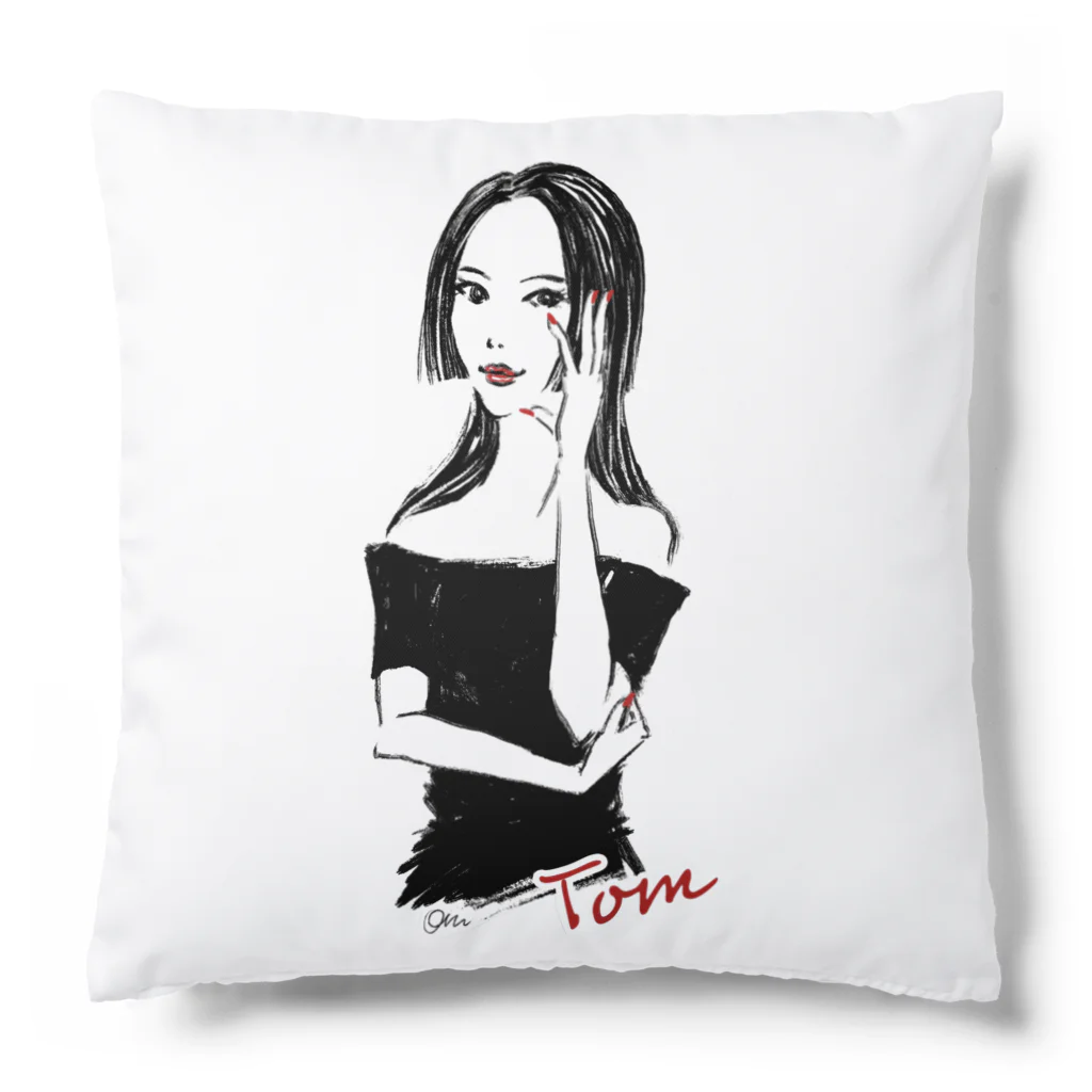 おやみなアート＆ギャラリーショップの「Tomさん」公式グッズ Cushion