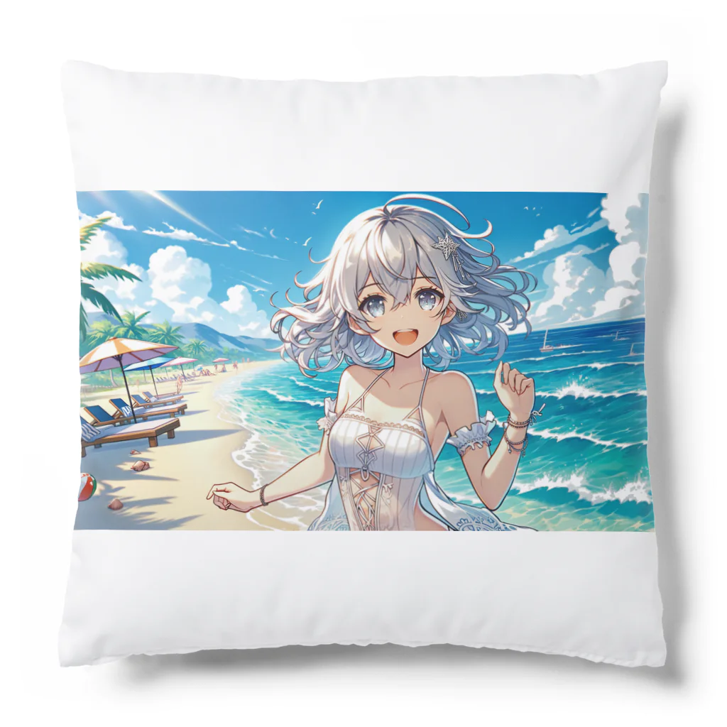 KULULU Canvasの夏の日差し Cushion