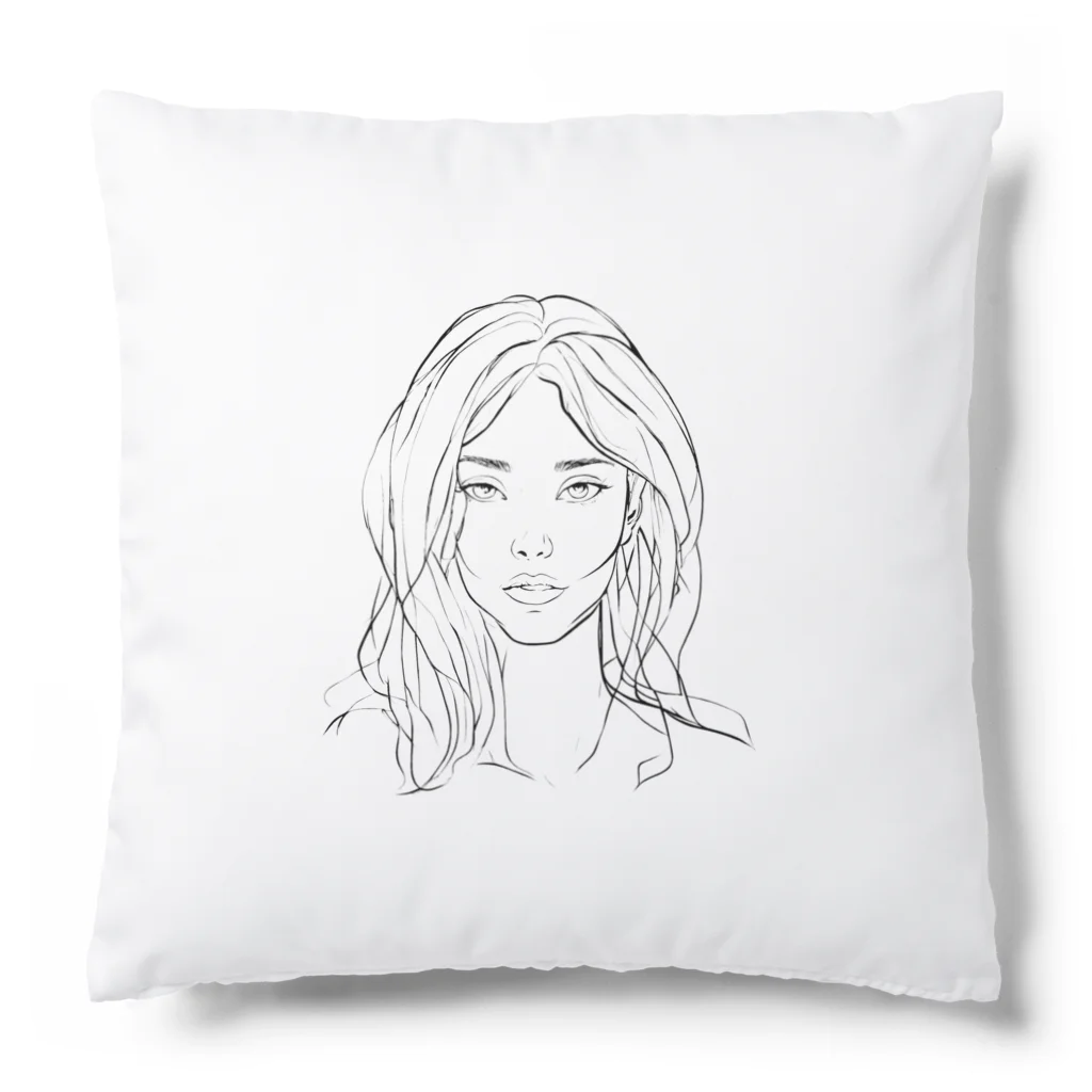 Matsue Hannaの外国人女性 Cushion