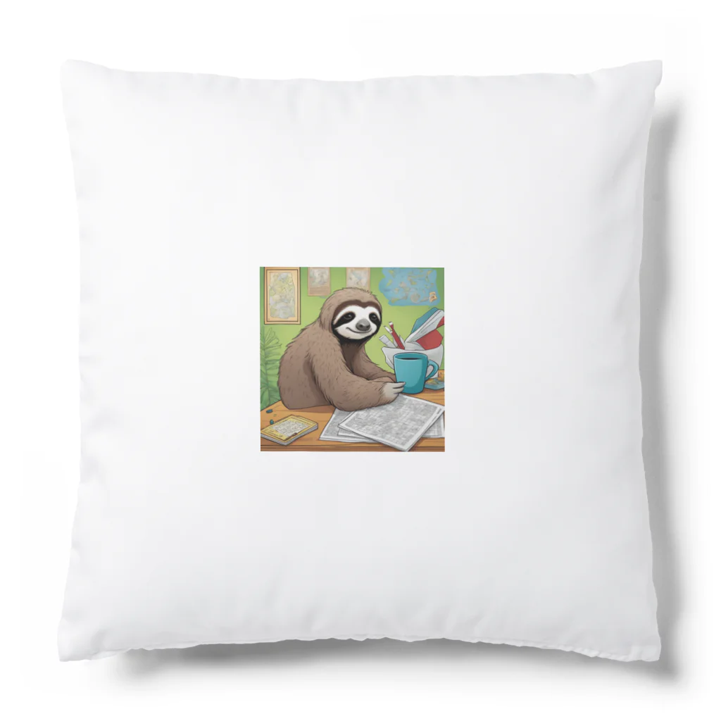 hobopoの"A Sloth Trying Various Things"  Cushion