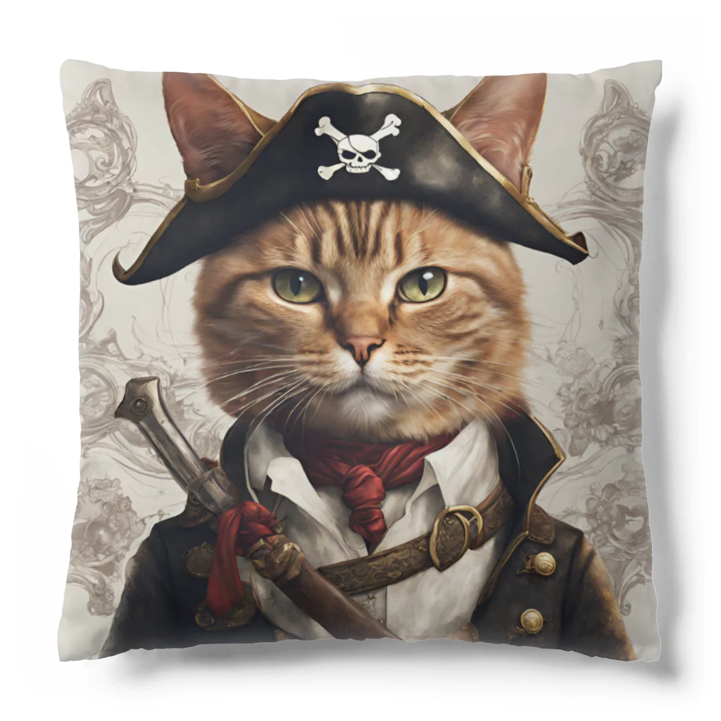 Jj-O_O-Jjの猫海賊団シリーズ★ジャック船長 Cushion