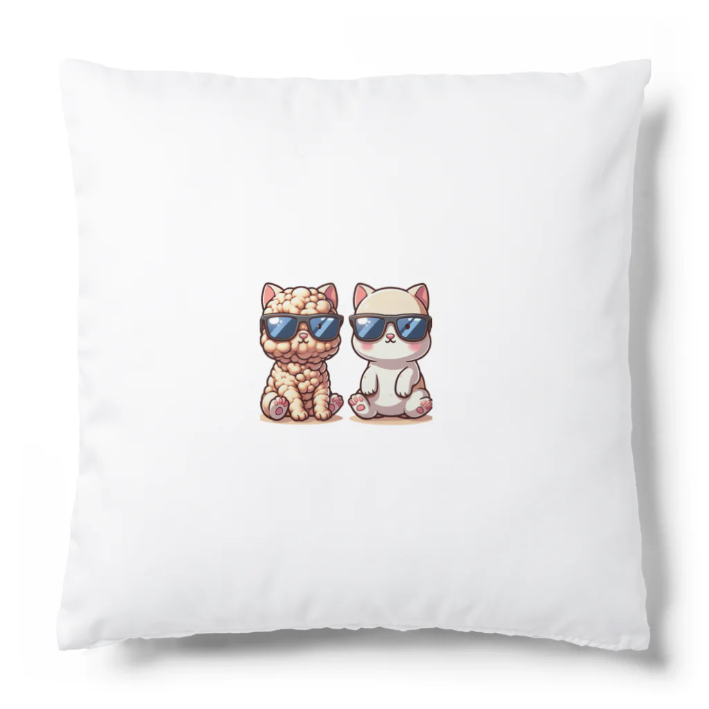 hachimitsu_honey_777の2匹の猫 Cushion