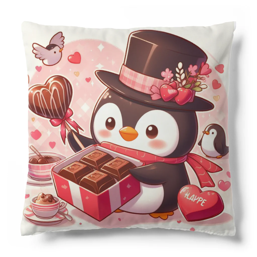 星パンダショップのチョコプレゼンツペンギン Cushion