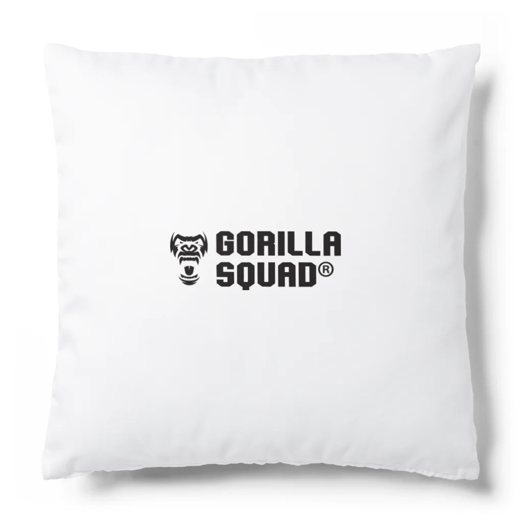 GORILLA SQUAD 公式ノベルティショップのGORILLA SQUAD ロゴ黒 クッション