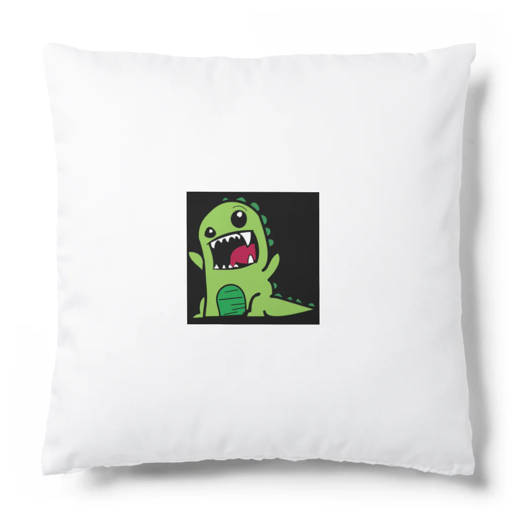 hidepandaのガチャピン風の恐竜 Cushion