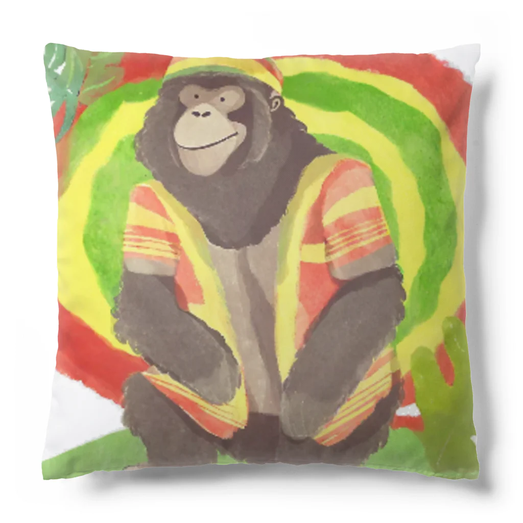 シークレットのレゲエっぽゴリラ Cushion