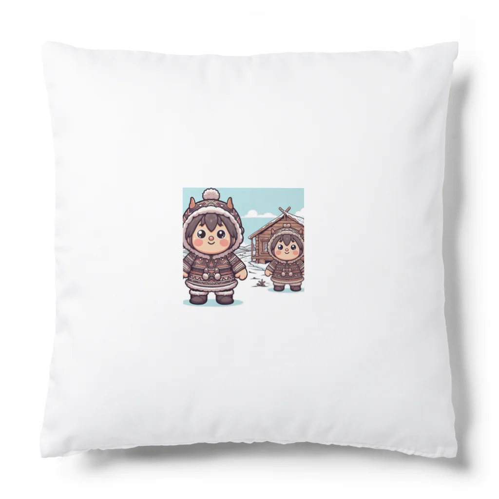 akatsukichanのデフォルメされたアイヌ Cushion