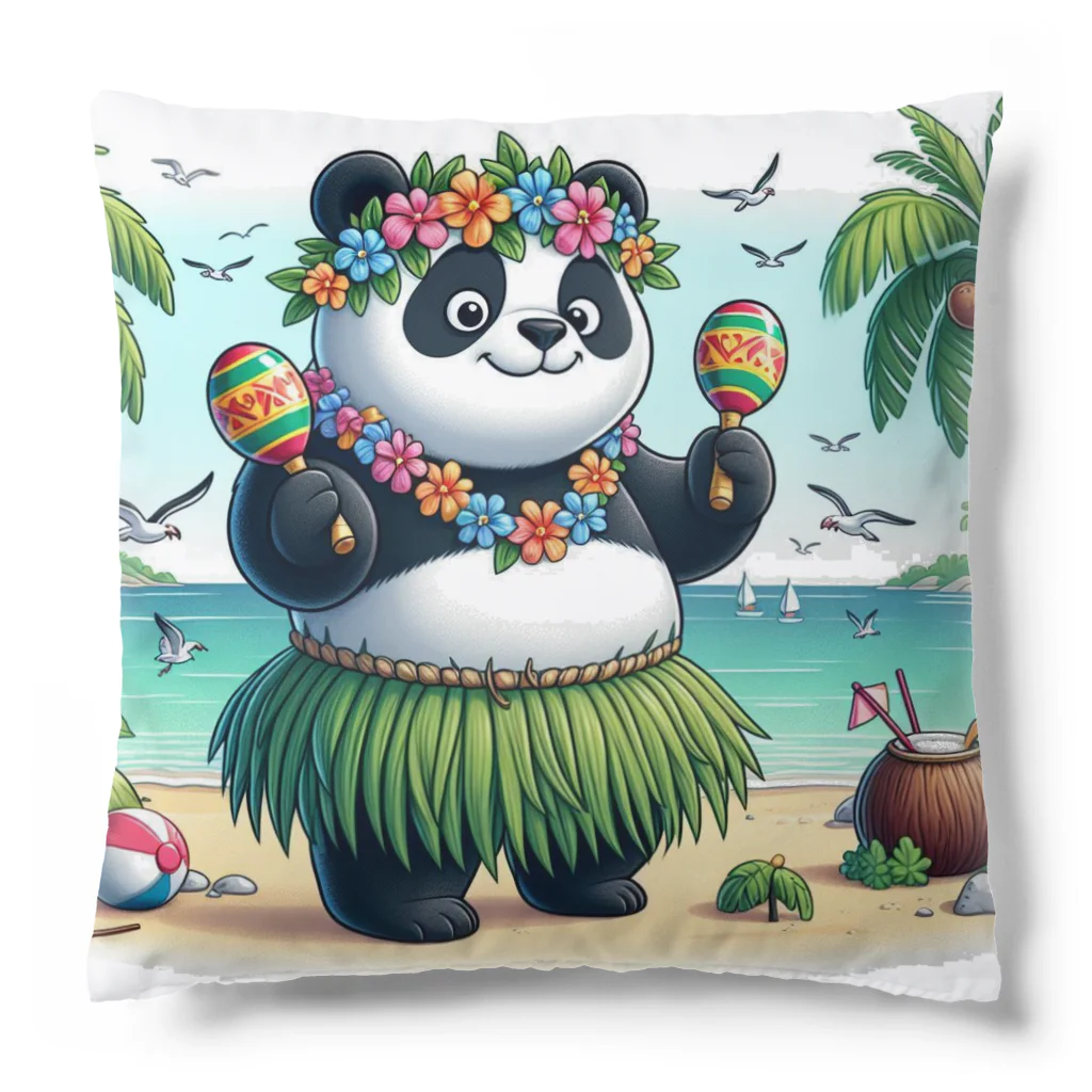 redpanda_pandaのパンダマラカス Cushion