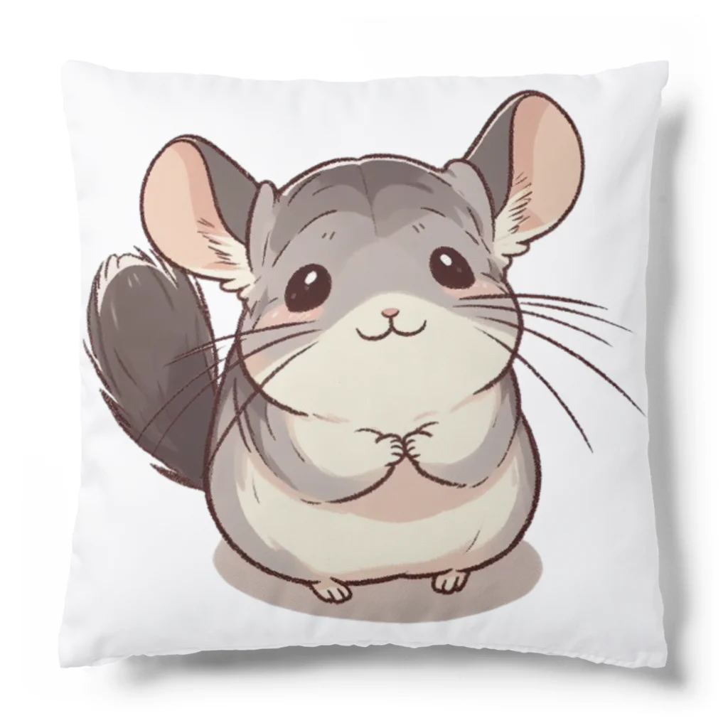 もふっとチンチラ🐭のおねだりチンチラ Cushion