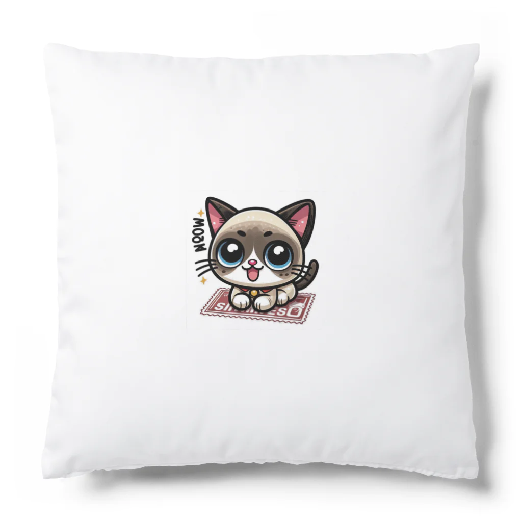 me-me shopの可愛いシャム猫 Cushion