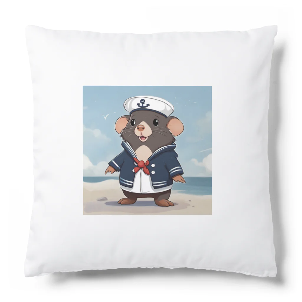 マジカルメッセージのネズミの水兵 Cushion