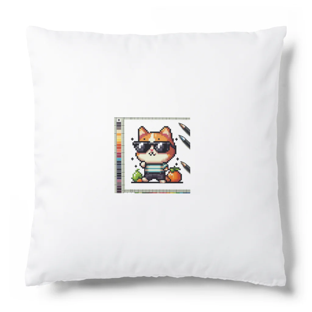 BinaryStoreのキャンバスネコ Cushion