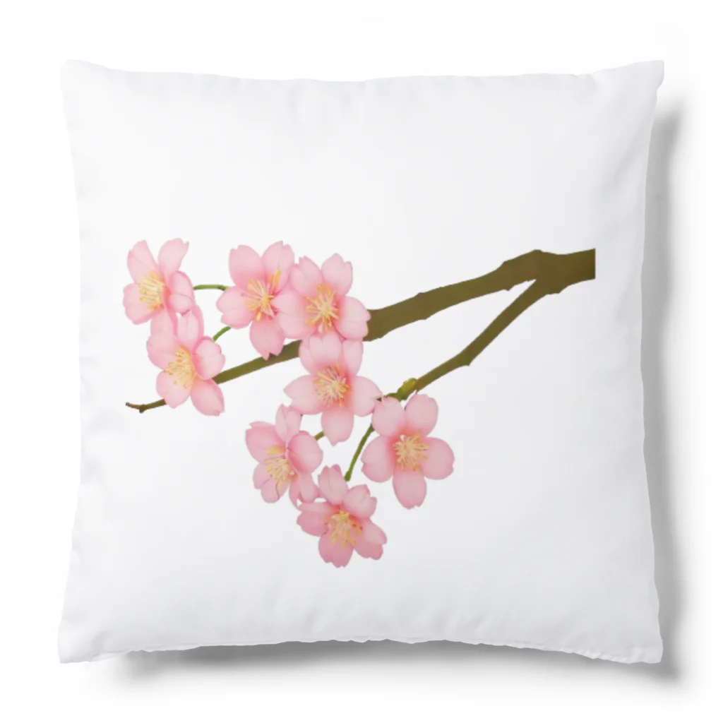 紅藤コミミズクの桜 Cushion