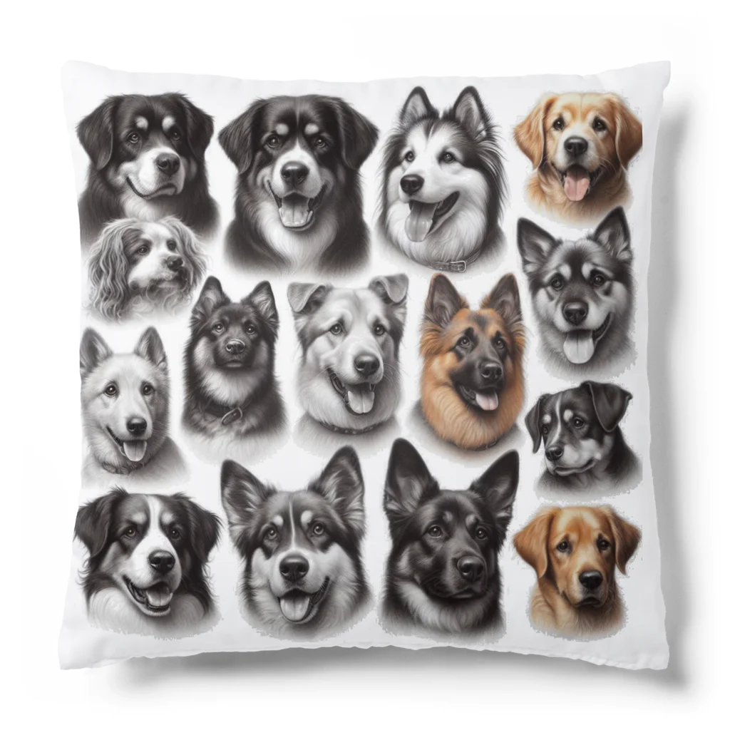 dogfulのかっこいい大型犬 Cushion