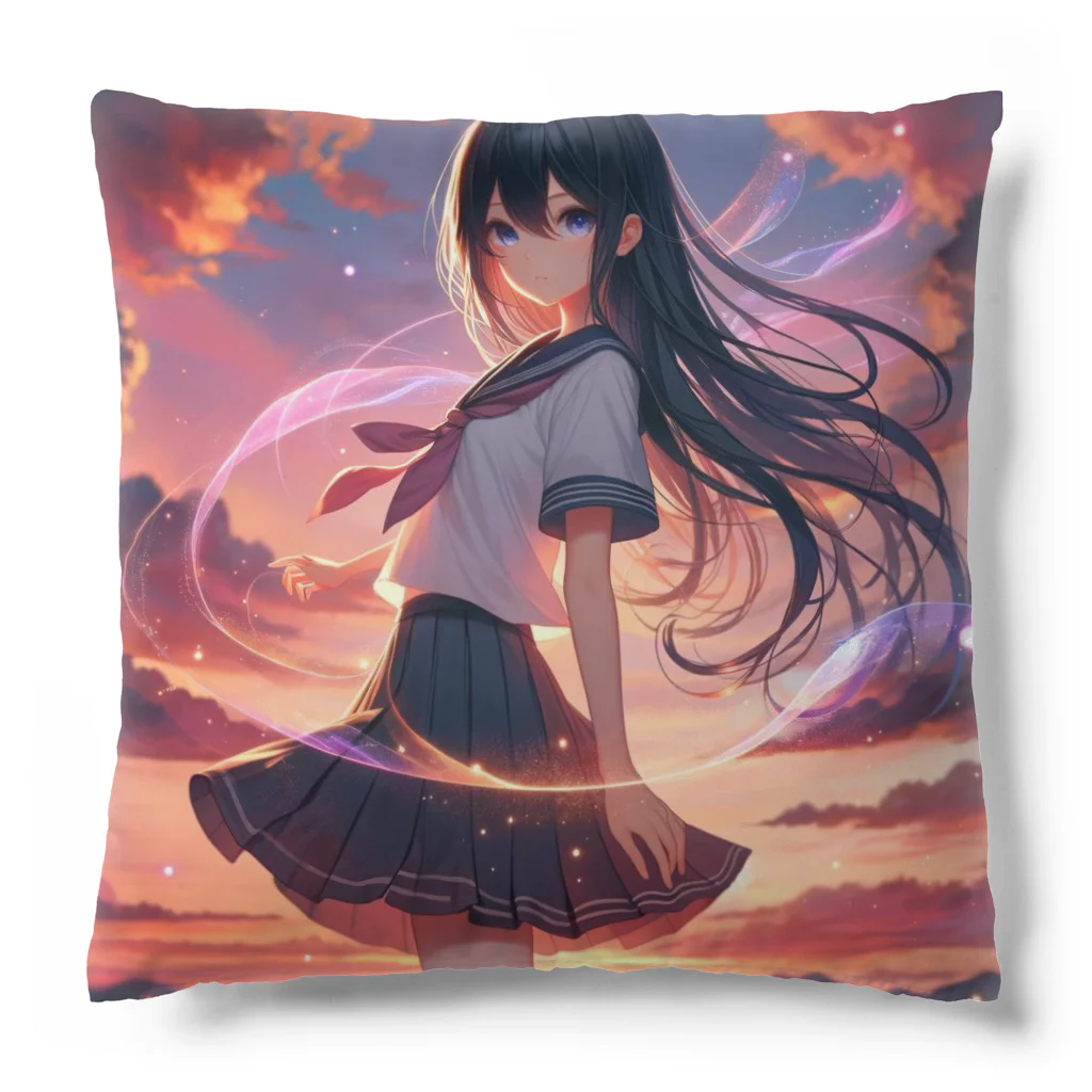 music_japanのファンタジー女子高生 Cushion