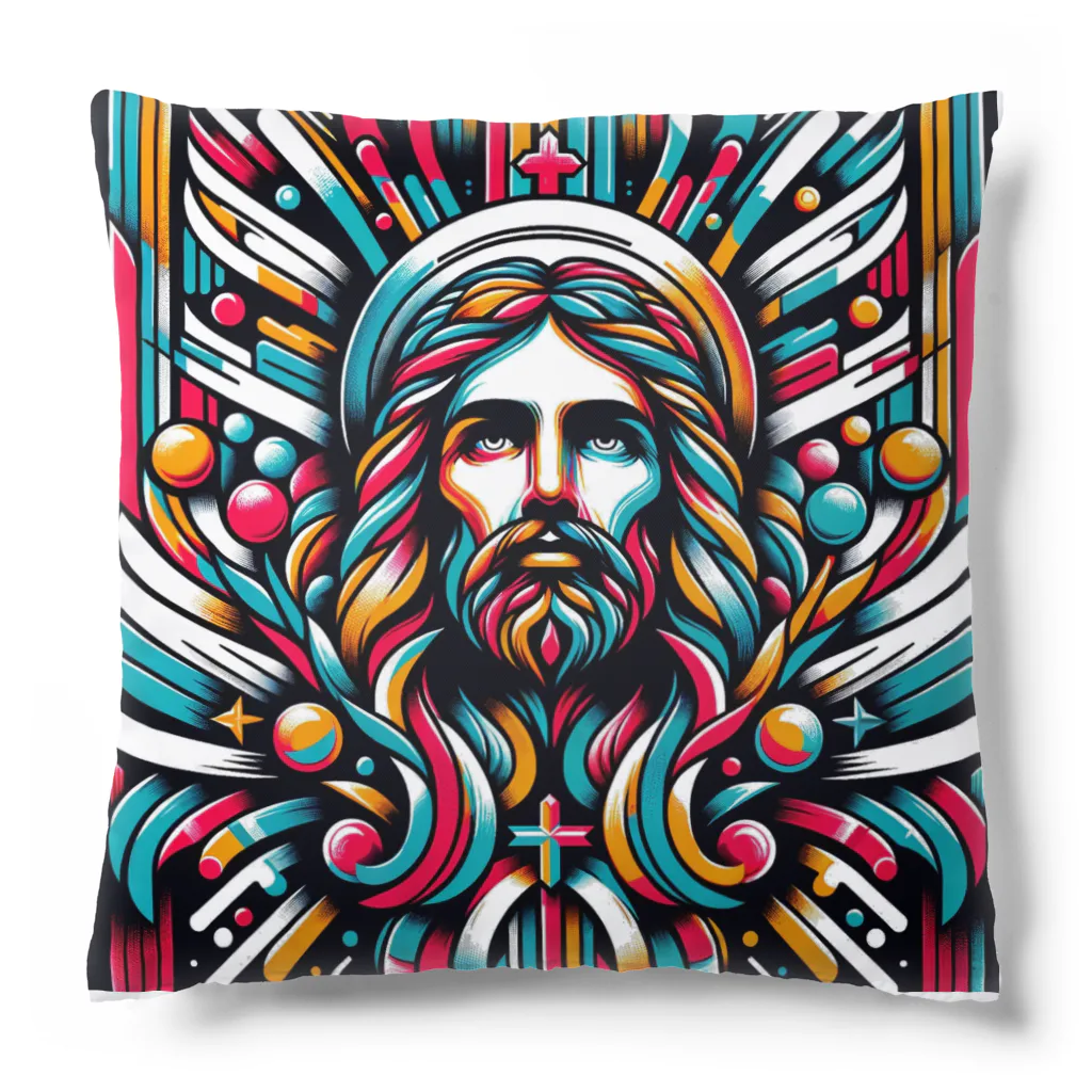 Kuris-DesignのThanks GOD,I'm alive. Cushion