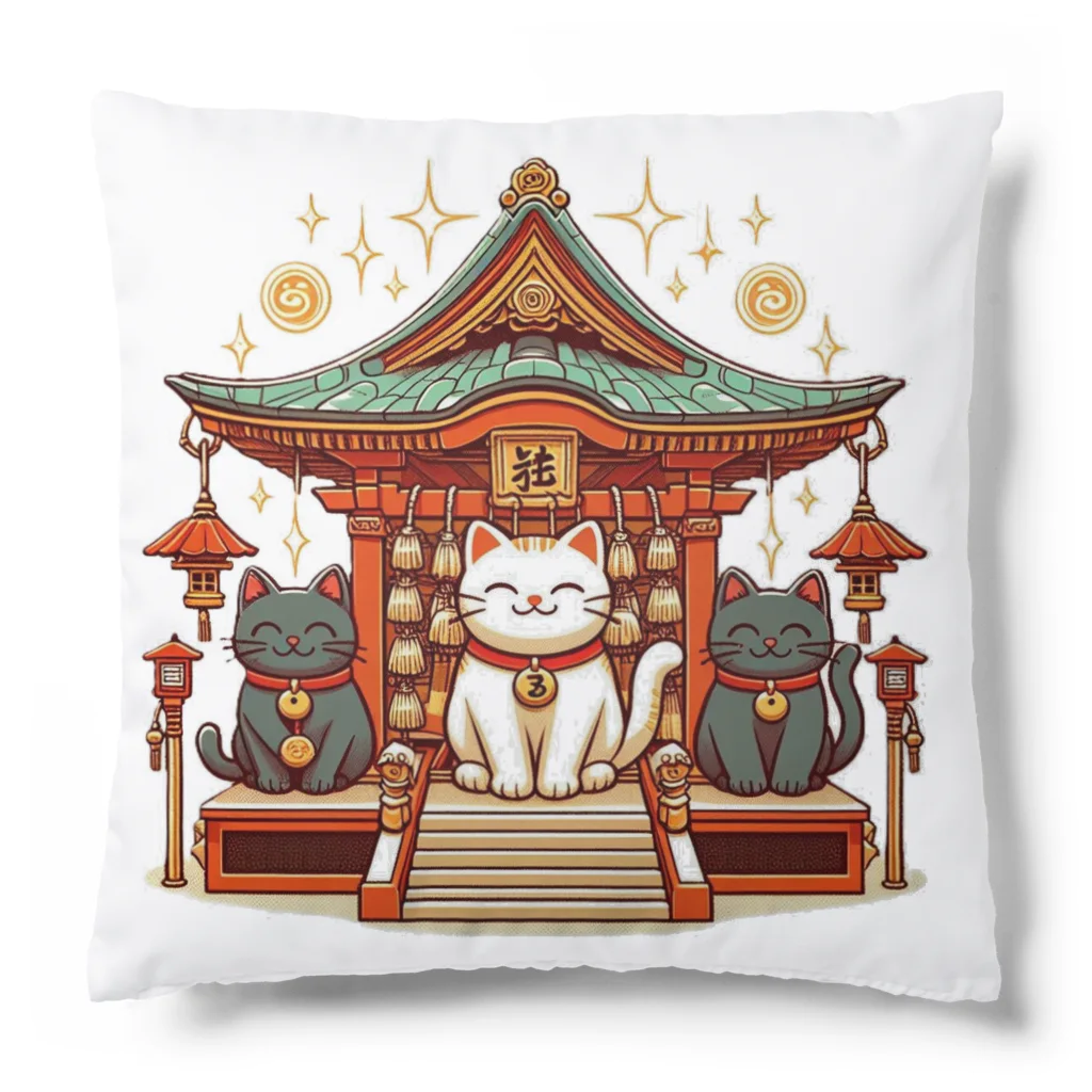 「動物ミリ屋」の笑福 Cushion