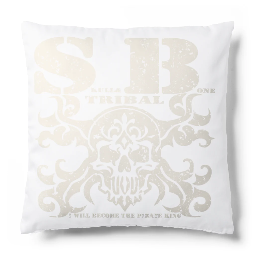 Ａ’ｚｗｏｒｋＳのSKULL&BONE TRIBAL GRUNGE WHT Cushion