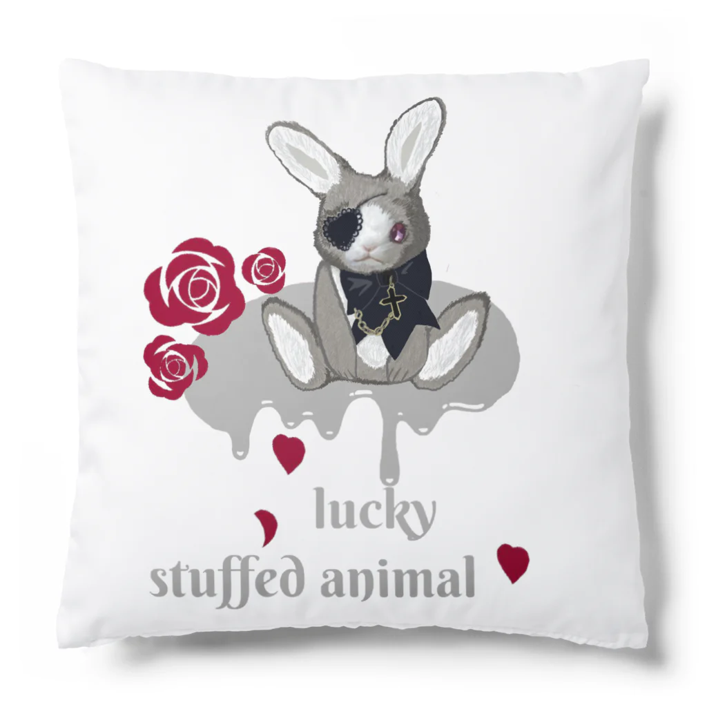 Jasmine工房のlucky stuffed animal ウサギ Cushion