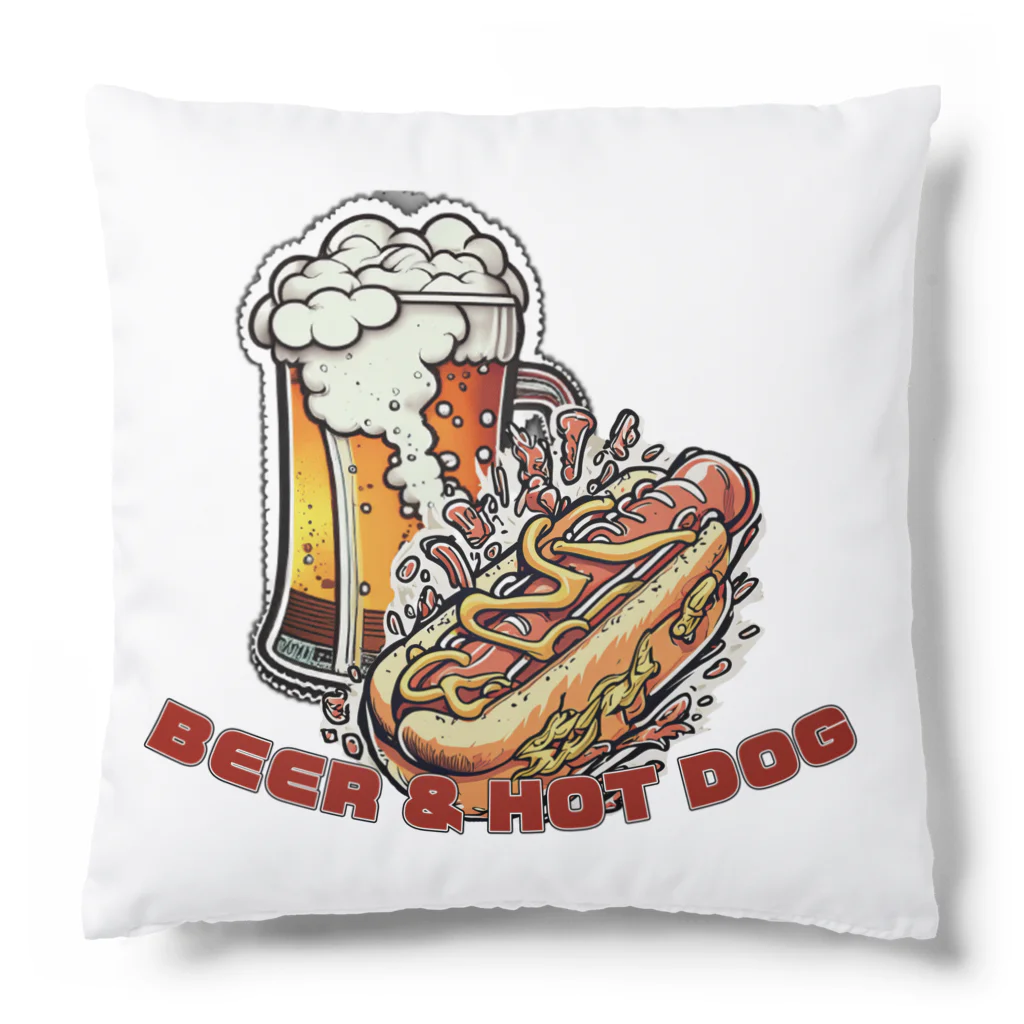 Ingaのビール＆ホットドック Cushion