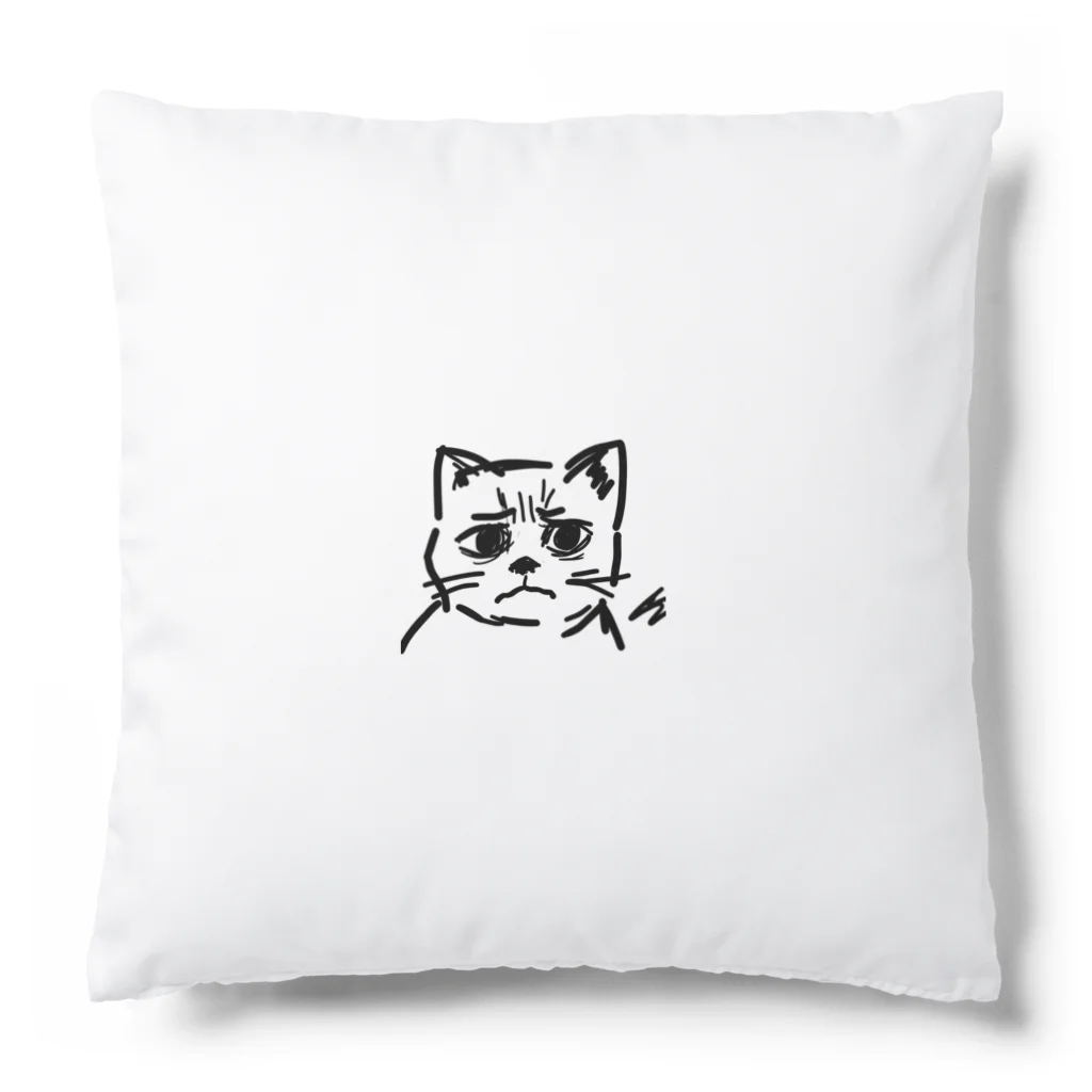 CODYの訝しげな顔の猫 Cushion