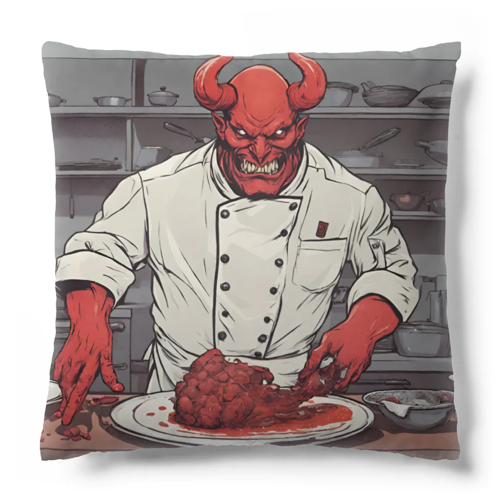 d-design-labのdevil's cookingグッズ クッション