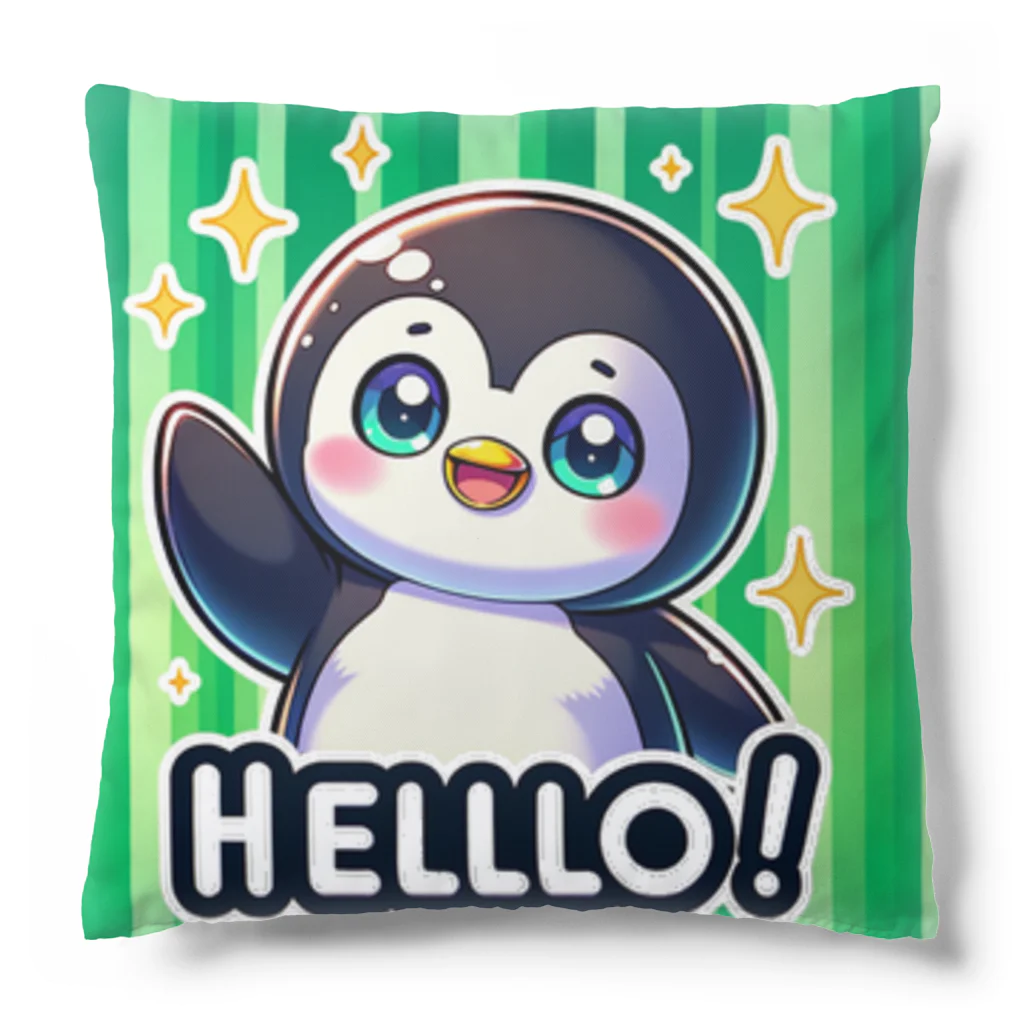 kaeruko0304mamaのハローペンギン Cushion