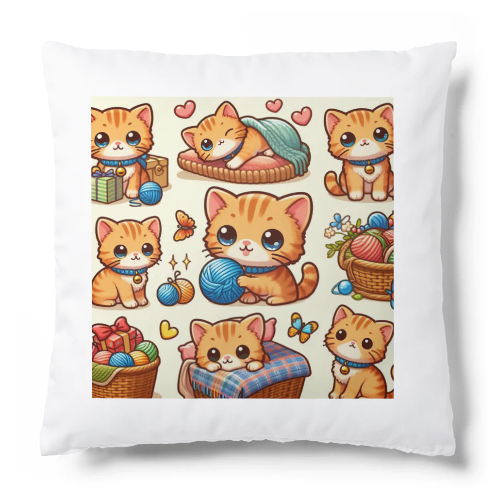 yos-1292583のねこニコばん Cushion