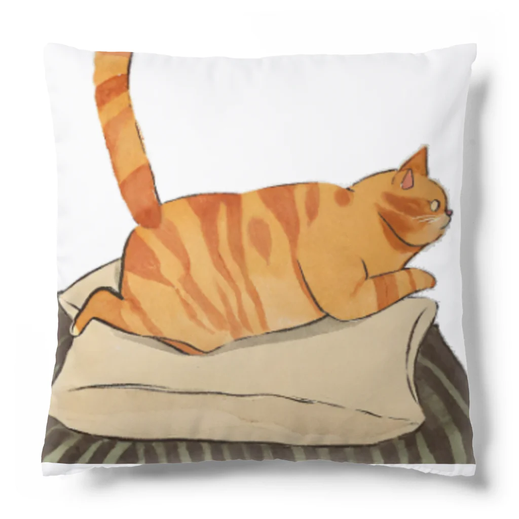 マルマルマルの「猫と枕」スタンプ発売記念1 クッション