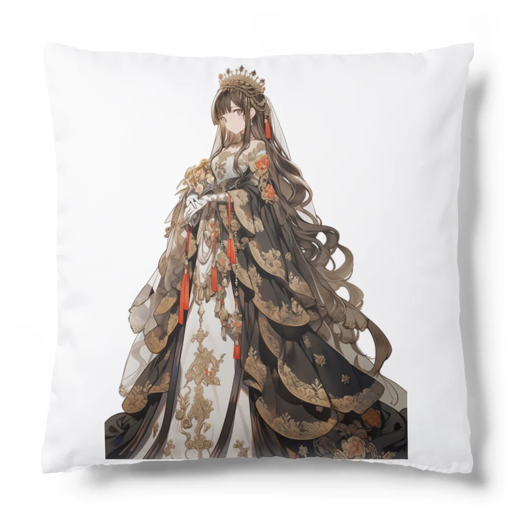 AQUAMETAVERSEのロイヤルドレスを着た美少女　Tomoe bb 2712 Cushion