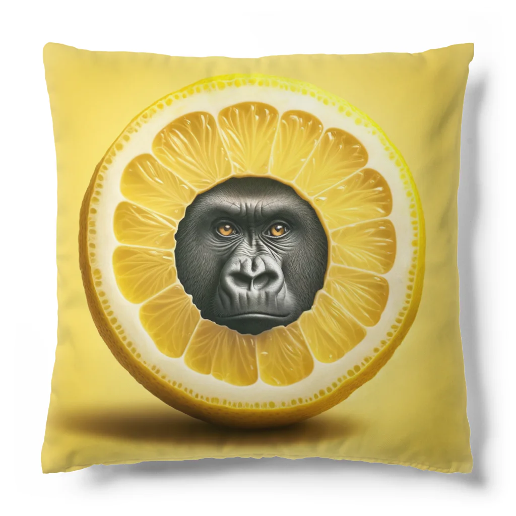 ゴリラショップのThe Mighty Gorilla Lemon  Cushion