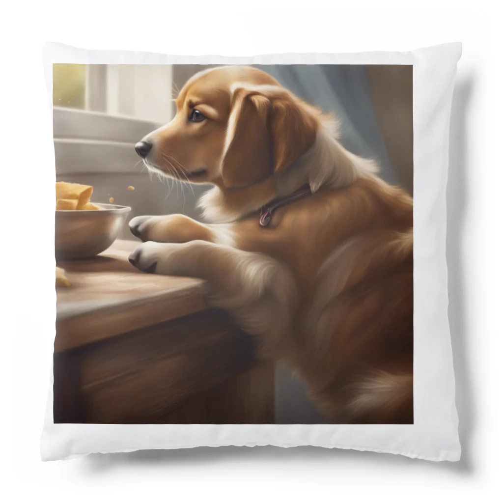 ponazuの帰りを待つ犬 Cushion