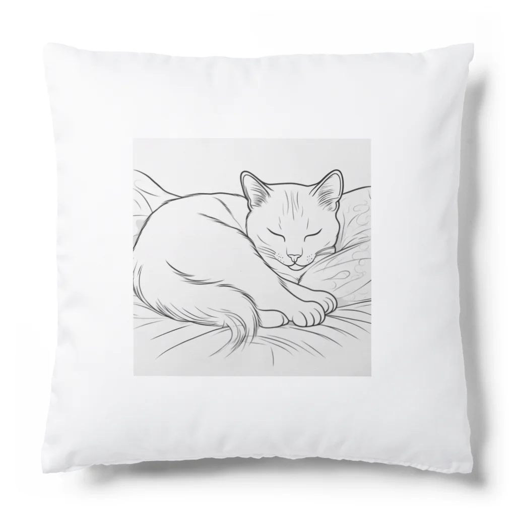 SerenDのおやすみなさい猫殿 Cushion