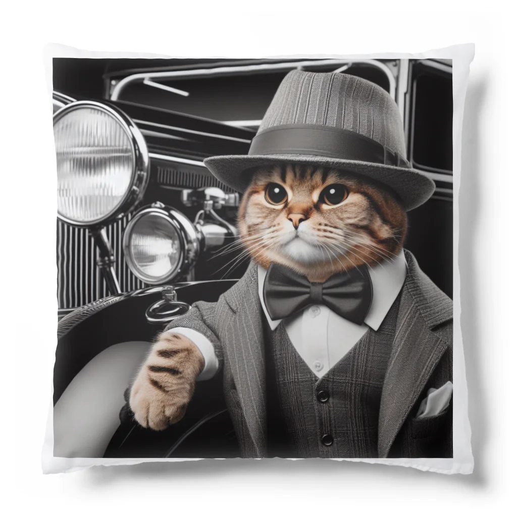 ブルーアイズの紳士猫 Cushion