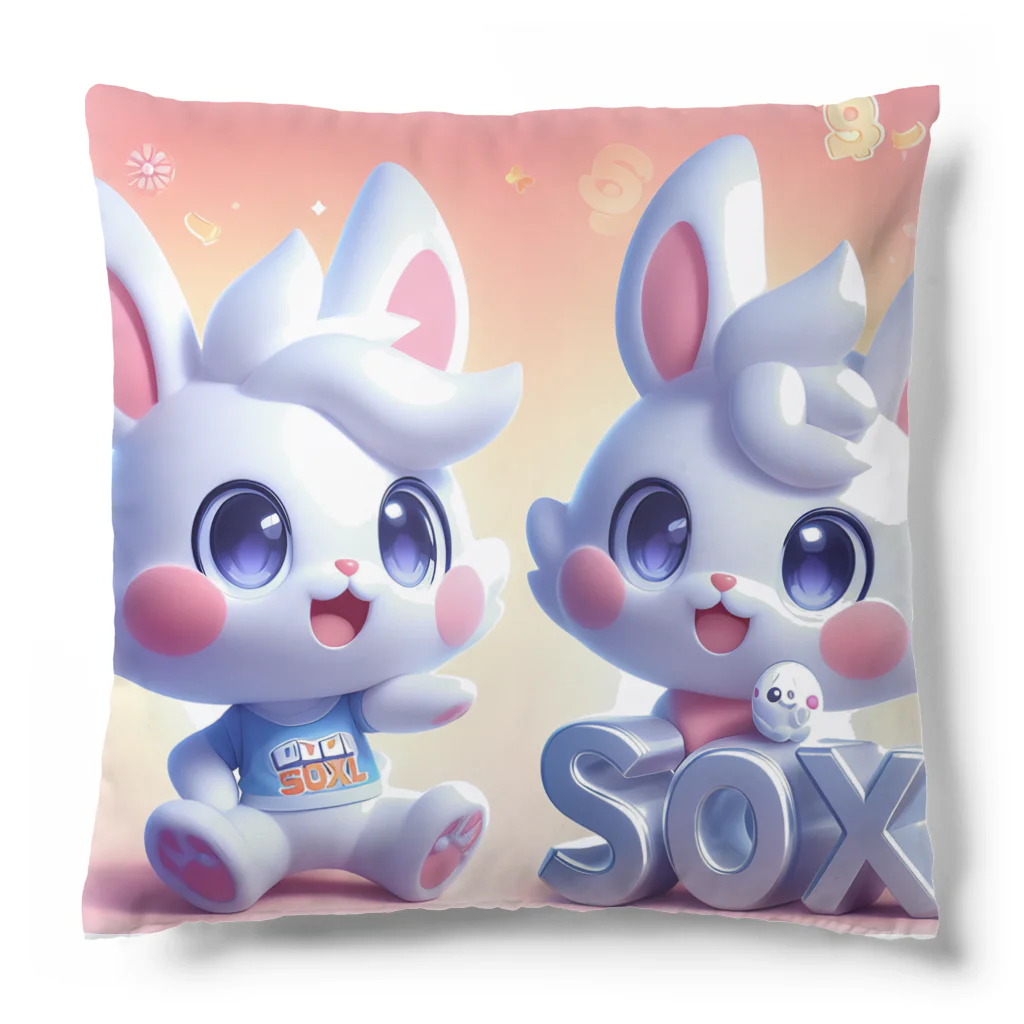 Bunny RingのSOXLくん and SOXちゃん Cushion