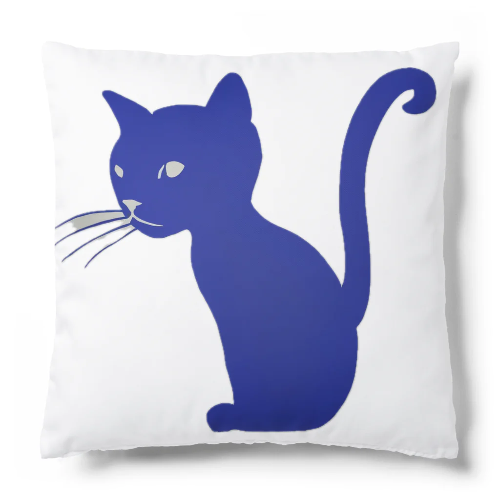 MEGROOVEのシルエットにゃん🐱 Cushion