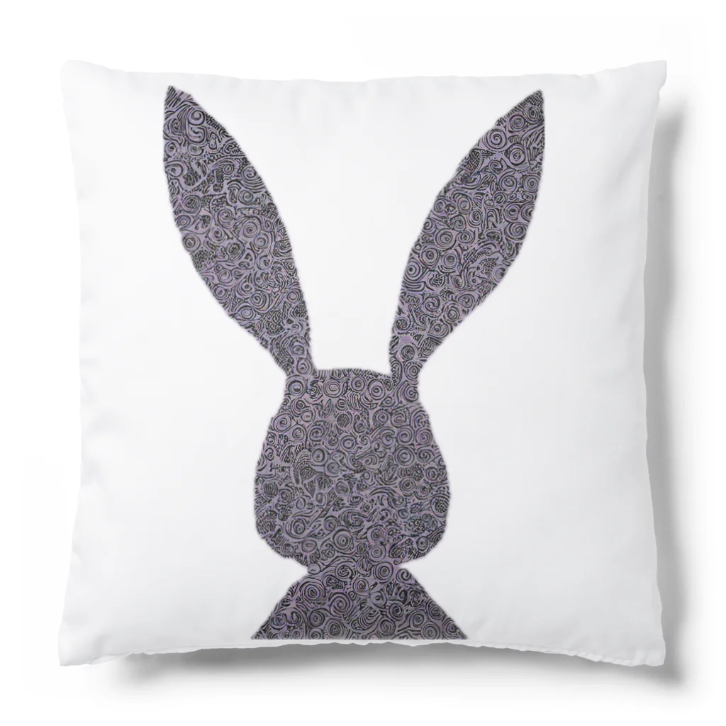 MEGROOVEのシルエットぴょん🐰 Cushion