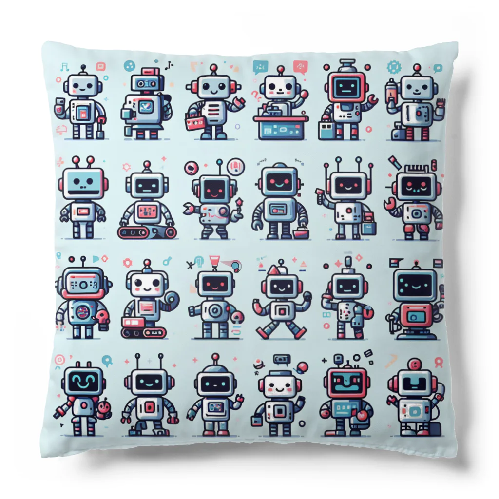 ロボットグッズshopのロボットいっぱい２！ Cushion