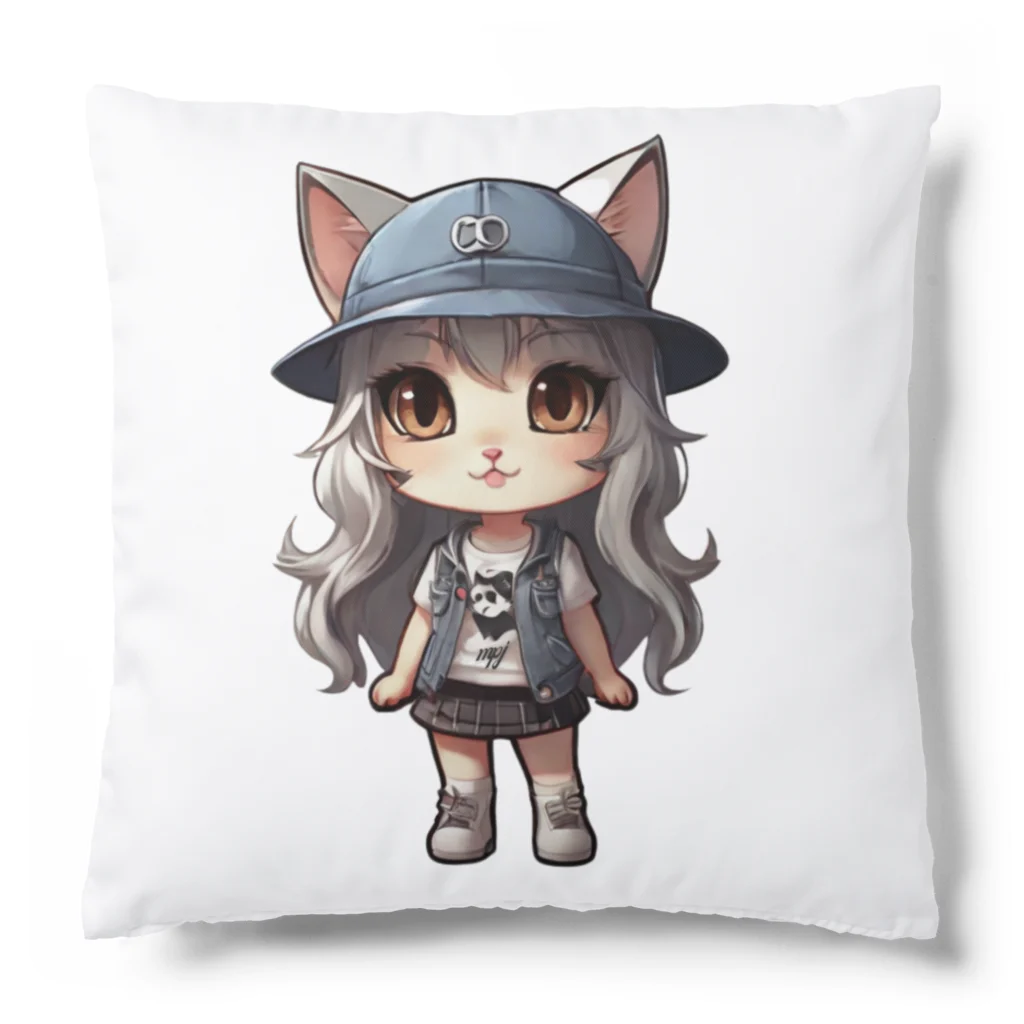 RANRAN2432MPJの猫派アイドル　にゃにゃ美ちゃん Cushion