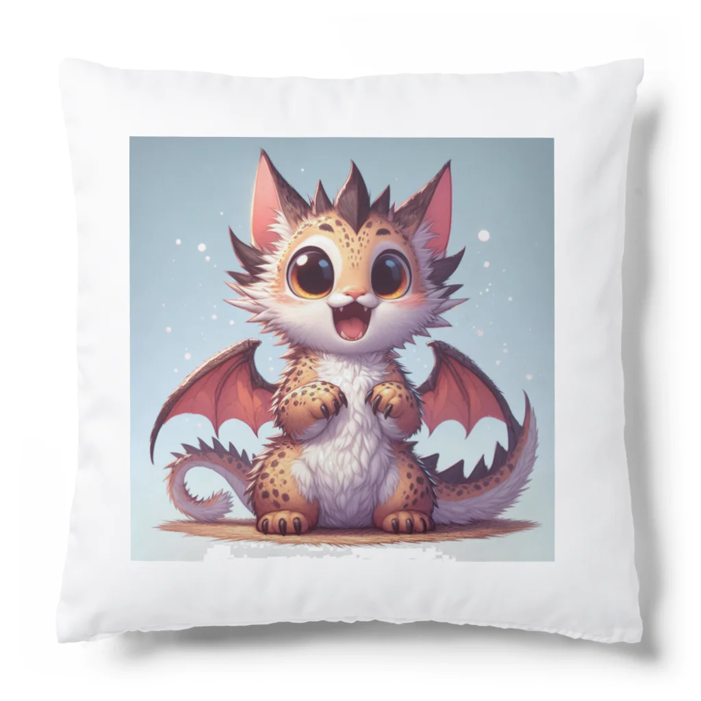 nekodoragonのびっくり！ 猫ドラゴン Cushion