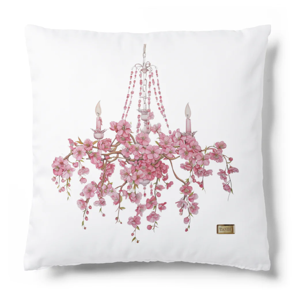 TANBI Every Home DecorのFlower chandelier 桜 クッション