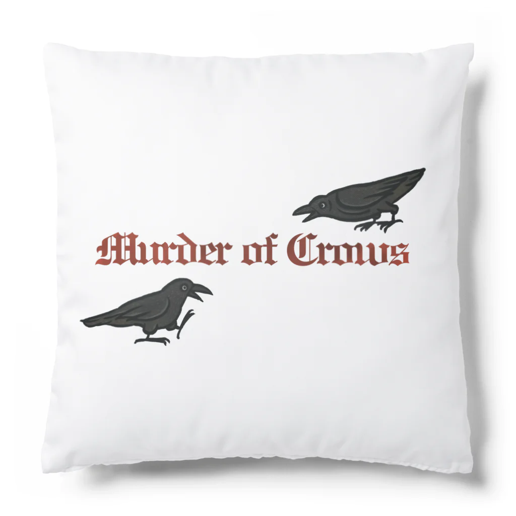 Yellow_SparrowのMurder of Crows Cushion