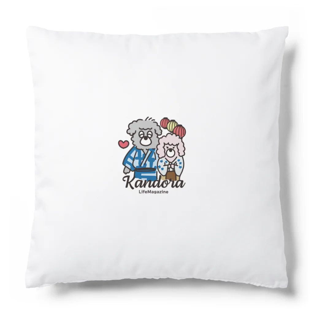 Bada&Hanul's Shopの浴衣デートを楽しむバダくんとハヌルちゃん Cushion